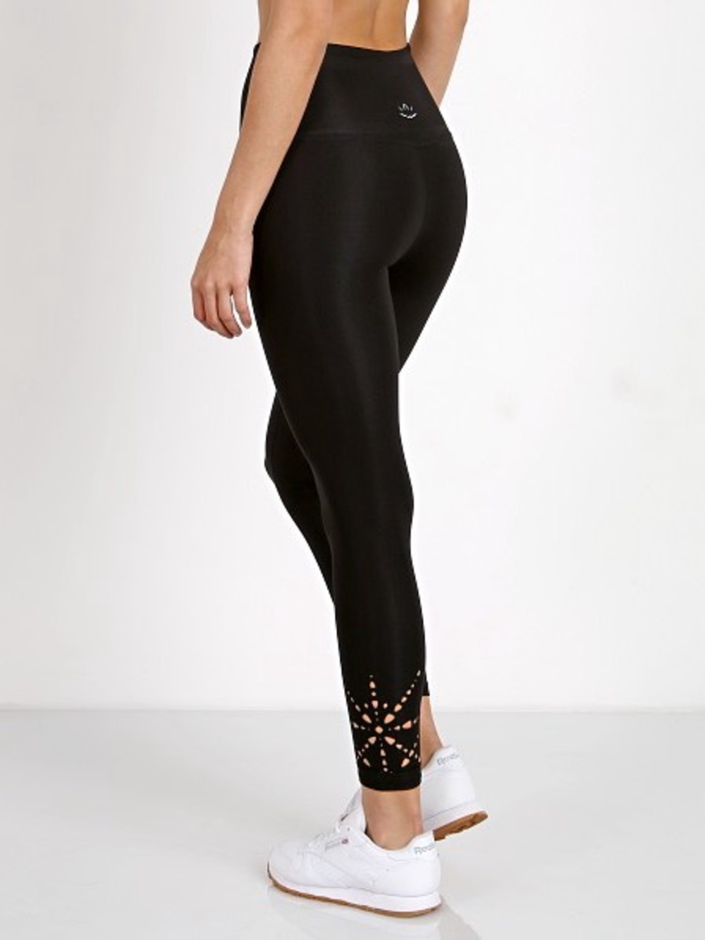 Beyond Yoga Knit Down Limited Edition High Waisted Midi Laser Cut Leggings S